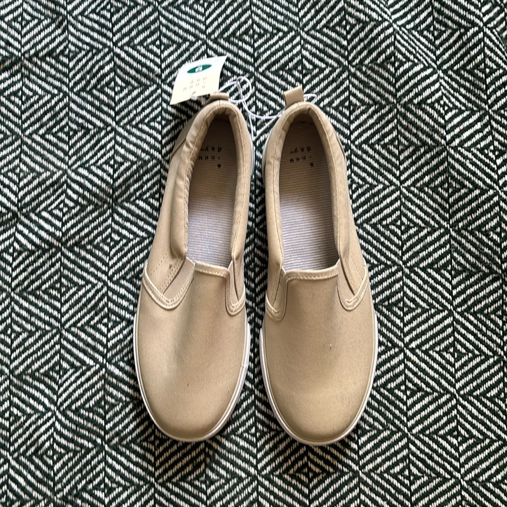 {A NEW DAY} {NWT} slip on sneakers - WIDE WIDTH
